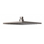 Eden Brushed Nickel Square Shower Head 200mm